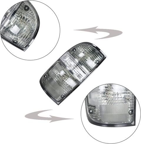 RH and LH Rear Brake Tail Light Assembly Replacement for Toyota Tacoma Truck TRD 2001-2004 Smoked Housing 8156004060 8155004060 in Saudi Arabia