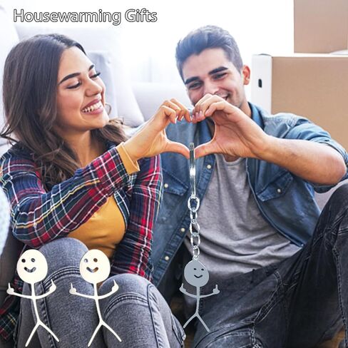 Funny Gag Gifts for Dad Men Women Adult Cool Middle Finger Keychain for Him Her Boyfriend Christmas Gifts Gadgets in Kuwait