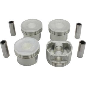 DNJ P221 Piston Set for 2001-2005 / Honda/Civic / 1.7L / SOHC / L4 / 16V / 1668cc, 1700cc / D17A2, D17A6