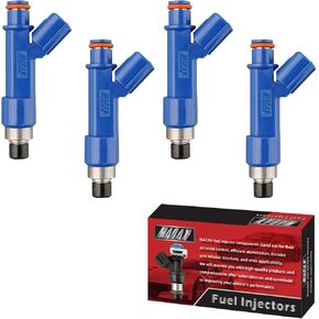 Set of 4 Fuel Injectors 23209-21040 FJ806 Replacement Compatible with Toyota Yaris 2006-2014 1.5L L4 - Replaces 23250-21040 23209-21120