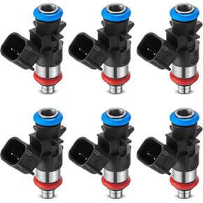 BDFHYK Fuel Injector 0280158233 Compatible with 2011-2017 Dodge Charger Grand Caravan Jeep Ram 1500 Chrysler 200 300 3.6L V6 Trucks Replacement Kit 05184085AC 4G2269 FJ1147 67754 550-2109 Set of 6