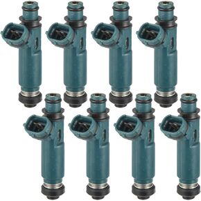X AUTOHAUX 8pcs 23209-0F010 23250-50040 Fuel Injector Nozzle for Toyota 4Runner 4.7L 2003-2005 for Toyota Land Cruiser 4.7L 1998-2006 for Toyota Tundra Sequoia 4.7L 2001-2004