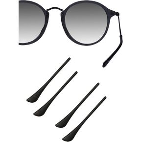 2 Pairs Replacement Ear Socks Temple Sleeves for RayBan Aviator RB3025 RB3026 RB3029 RB3136 RB3044 RB3362 RB8052 RB8054 Sunglasses