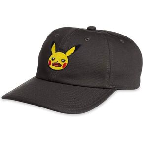 Pokemon Pokémon Center: Pikachu Unamused Twill Dad Hat (One Size-Adult) Multi