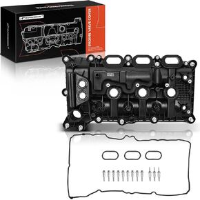 A-Premium Left Bank Side Engine Valve Cover with Valve Cover Gasket and Bolts Compatible with Ford F-150 2017-2020, Expedition 2018-2022 & Lincoln Navigator 2018-2023, V6 3.5L, Turbocharged