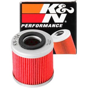 K&N Motorcycle Oil Filter: High Performance, Premium, Designed to be used with Synthetic or Conventional Oils: Fits Select Husqvarna Vehicles, KN-154
