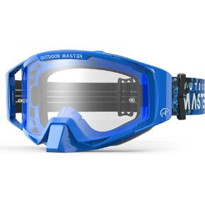 OutdoorMaster Mustang Dirt Bike Goggles, OTG Motorcycle Goggles, Motocross Goggles ATV Goggles for Men, Women, Adult, Youth