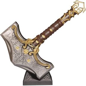 17" Anime Thor's Decoratiove Hammer Mjölnir with Display Base for Home Decoration, Cosplay, Collection