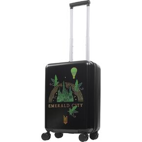 FUL Wicked 22.5 Inch Carry-On Luggage, Hardshell Rolling Suitcase with Spinner Wheels, Black