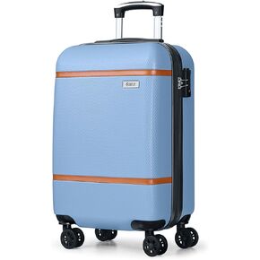 AnyZip Carry On Luggage Airline Approved, ABS+PC Hardside Suitcase with Spinner Wheels TSA Lock, Carry-On 20-Inch, Dark Blue