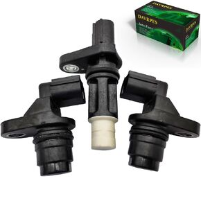 3PCS 37510-R40-A01 37500-R40-A01 Crankshaft Camshaft Position Sensor for Honda Accord Civic CR-V Crosstour, for Acura ILX TSX