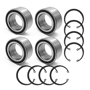 UOIENRT 44x72x33mm Front Rear Wheel Bearings and Ring Clip Replacement for Polaris RZR 900 1000 Turbo RS1 XP S 4, 2011-2020 3514699 3514822 3514924 3515090 7710780 7710440