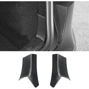Interior Rear Bumper Protector Guard for Tesla Model 3 Highland 2024 Accessories ABS Material Rear Bumper Guard Trunk Sill Protector (Carbon Fiber)