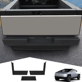 Anti-Slip Rear Bumper Protector for Cybertruck Accessories (Silicone Cutting), Truck Bed Tailgate Step Covers for Tesla Cybertruck