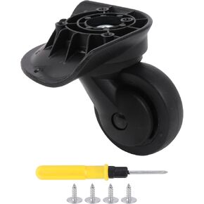 Universal Swivel Suitcase Wheel 115W Series W076 Wheel Replacement Black