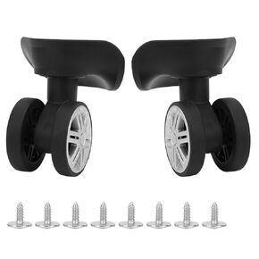 Luggage Replacement Wheels,plplaaoo 1Pair Suitcase Wheels Universal Wheel,Mute Connected Wheels, Suitcase Luggage Carrier Wheel for Replacement Luggage Wheels Wear Silent Draw bar Box, replacemen