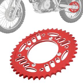 Motorcycle 428 41T Rear Chain Sprocket 76mm CNC for CRF XR SSR Apollo RFZ TaoTao 50 70 90 110 125 140 150 160 170 Chinese Pit Dirt Bike Red