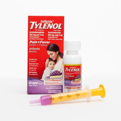 Tylenol Infants Acetaminophen Liquid Medicine, Grape, 1 fl. oz in Saudi Arabia