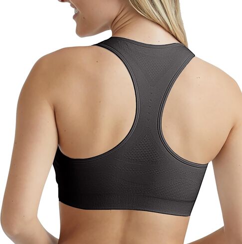 Hanes Sport Women's Seamless Racerback Sports Bra,Amaranth,Small in Saudi Arabia