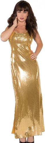 Women's Sexy Sequin Costume Long Dress in Saudi Arabia