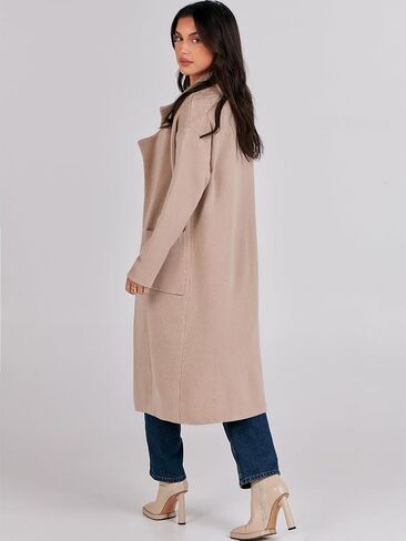 ANRABESS Women's Open Front Coatigan Jackets Long Knit Cardigan Sweaters 2024 Fall Fashion Sweater Blazer Coats in Saudi Arabia