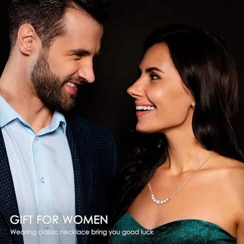 أقراط مويسانيتي 3.0 قيراط (1.5 قيراط لكل واحدة) قلادة مويسانيتي للنساء (6.1 قيراط) مجموعة هدايا مجوهرات in Kuwait