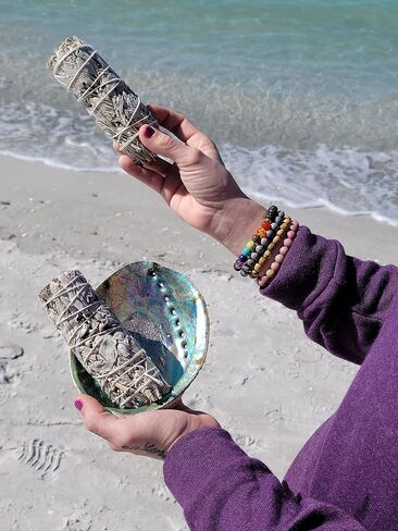 Bulk Sage Bundles Wholesale, Fresh Organic Smudge Sticks, White Sage Sticks for Home Cleansing, Smudging Sage Bulk, Wholesale Sage with Instructions, Charitable! (Blue Sage - 25 Sticks) in Saudi Arabia
