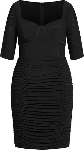 City Chic Women's Plus Size Dress Bustier E/S in Saudi Arabia