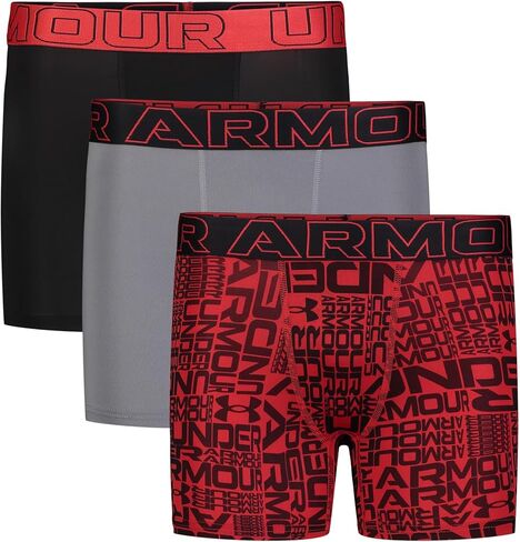 Under Armour UA PERFORMANCE TECH - مطبوعات 3PK، Tech Blue - ثلاث عبوات، YXL in Saudi Arabia