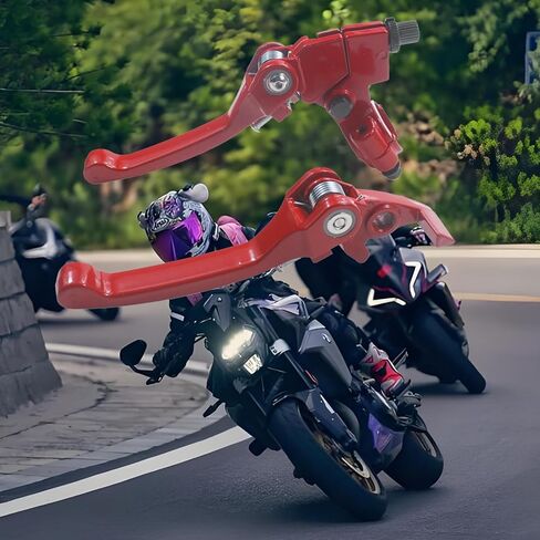 الألومنيوم دراجة نارية مخلب الفرامل رافعة 22mm 7/8 بوصة المقود استبدال أجزاء ل 50cc 110cc 125cc 140cc TTR 125cc SSR حفرة الترابية دراجة نارية موتوكروس in Kuwait