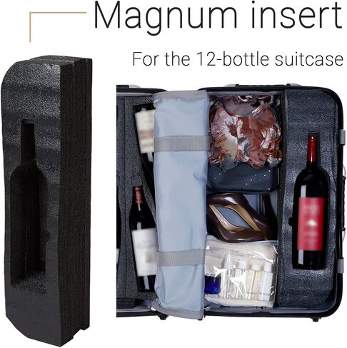 Petite - Customizable Insert for the Petite Suitcase (8-bottle suitcase) in Saudi Arabia