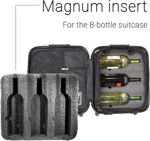 Petite - Customizable Insert for the Petite Suitcase (8-bottle suitcase) in Saudi Arabia