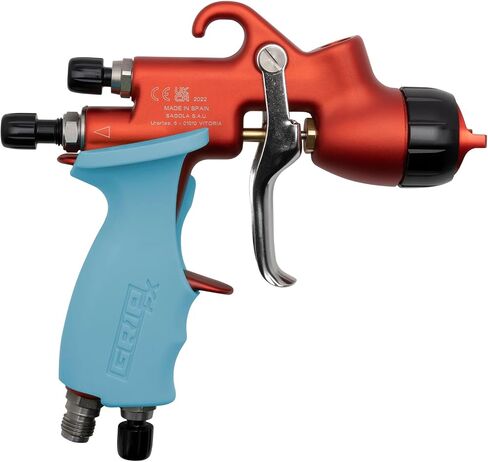قبضة مسدس رش الطلاء المريحة GripFx® لـ Sagola 3300 GTO 4600 (اليد اليمنى، أسود) in Saudi Arabia