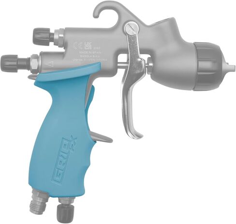 قبضة مسدس رش الطلاء المريحة GripFx® لـ Sagola 3300 GTO 4600 (اليد اليمنى، أسود) in Saudi Arabia