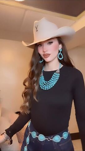 Rustic Couture's Western Turquoise Earrings for Women Statement Western Country Jewelry in Saudi Arabia