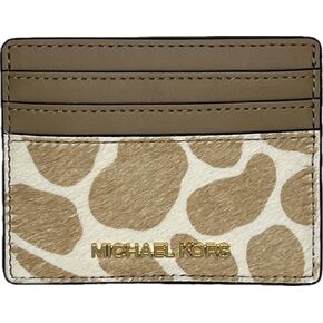 Michael Kors Jet Set Travel Large Card Holder (Camel Haircalf) in Kuwait