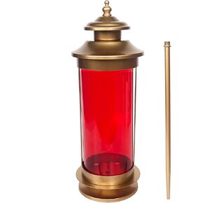 Grave Cemetery Decorations for Grave Cemetery Light Vigil Memorial Grave Lights Decorations Eternal Lights Cross for Cemetery Grave with 11.8 Inches Firm Garden Stakes