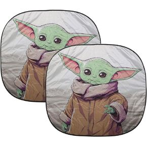 Plasticolor 003965W01 Star Wars Mandalorian Grogu Magic Spring Sunshade
