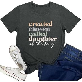 LOOKFACE Women Crewneck Casual Soft Tees Cute Graphic T Shirts