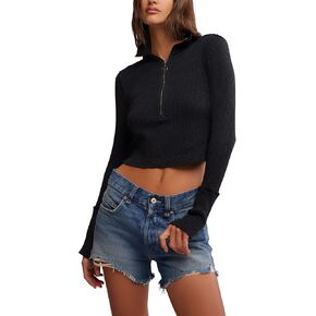 Free People Women's Midnight 1/2 Zip