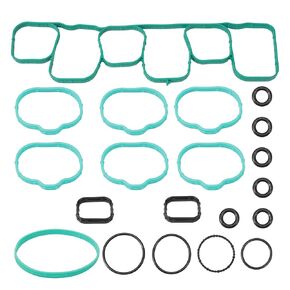Lower and Upper Intake Manifold Gasket Set Fit for 2011-2017 Edge Explorer F-150 Flex Mustang Taurus Transit-150/250/350/350 HD MKT MKX MKS MKZ
