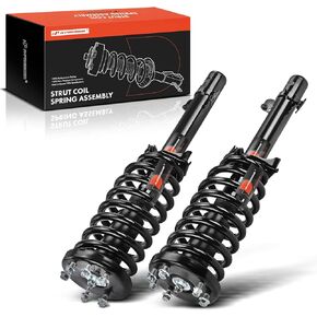 A-Premium Front Pair (2) Complete Strut and Coil Spring Assembly Compatible with Honda Accord 2008 2009 2010 2011 2012, Driver and Passenger Side