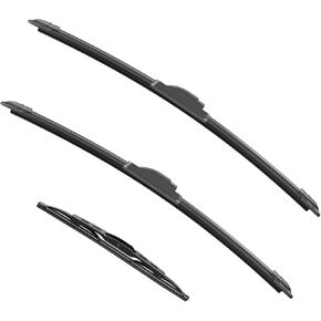 28"+28" Wiper Blades with 16" Rear Wiper Blade Set Replacement for 1996-2007 Caravan Town & Country Windshield Wipers Original Factory Quality (Pack of 3)