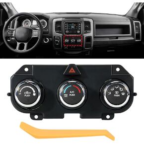 وحدة التحكم في المناخ لسخان التيار المتردد، لوحة تبديل HVAC مناسبة لدودج رام 1500/3500 2014-2018، لرام 1500 كلاسيك 2019-2024 # استبدال 68268190AA التحكم في درجة حرارة مكيف الهواء مع التحكم في إزالة الصقيع in Kuwait