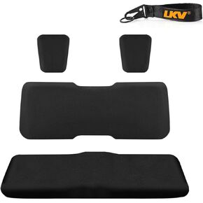 LKV UTV Seat Covers Compatible with Pioneer 700 700-4 2014-2024 Outdoor Seat Cover 4 Sets with Waterproof PU Coating for All-Weather Protection