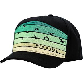 Kids Toddler Hats Adjustable Black Snapback Outdoor Free Bird Snapback Sun Protection Beach Hat, Gift Ideas for Kids