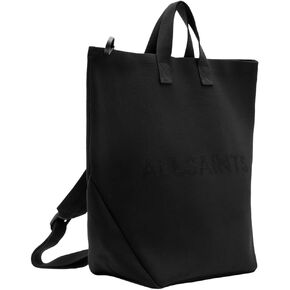 AllSaints Men's Juno Knitted Backpack, Black, Medium