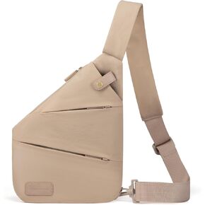 LOVEVOOK Anti Theft Crossbody Bag, Travel Sling Bag for Women and Men, Chest Shoulder Bag