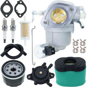 المكربن ​​596033 يناسب B&S 40U777 40U877 44U577 44U677 44U777 44U877 بديل لـ Briggs & Stratton 597128 596375 595321 595216 597126 594207 مع مضخة وقود فلتر الهواء