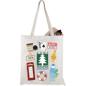 Classic Movie Inspired Camp Walden Parent Trap 90s Nostalgia Canvas Tote Bag